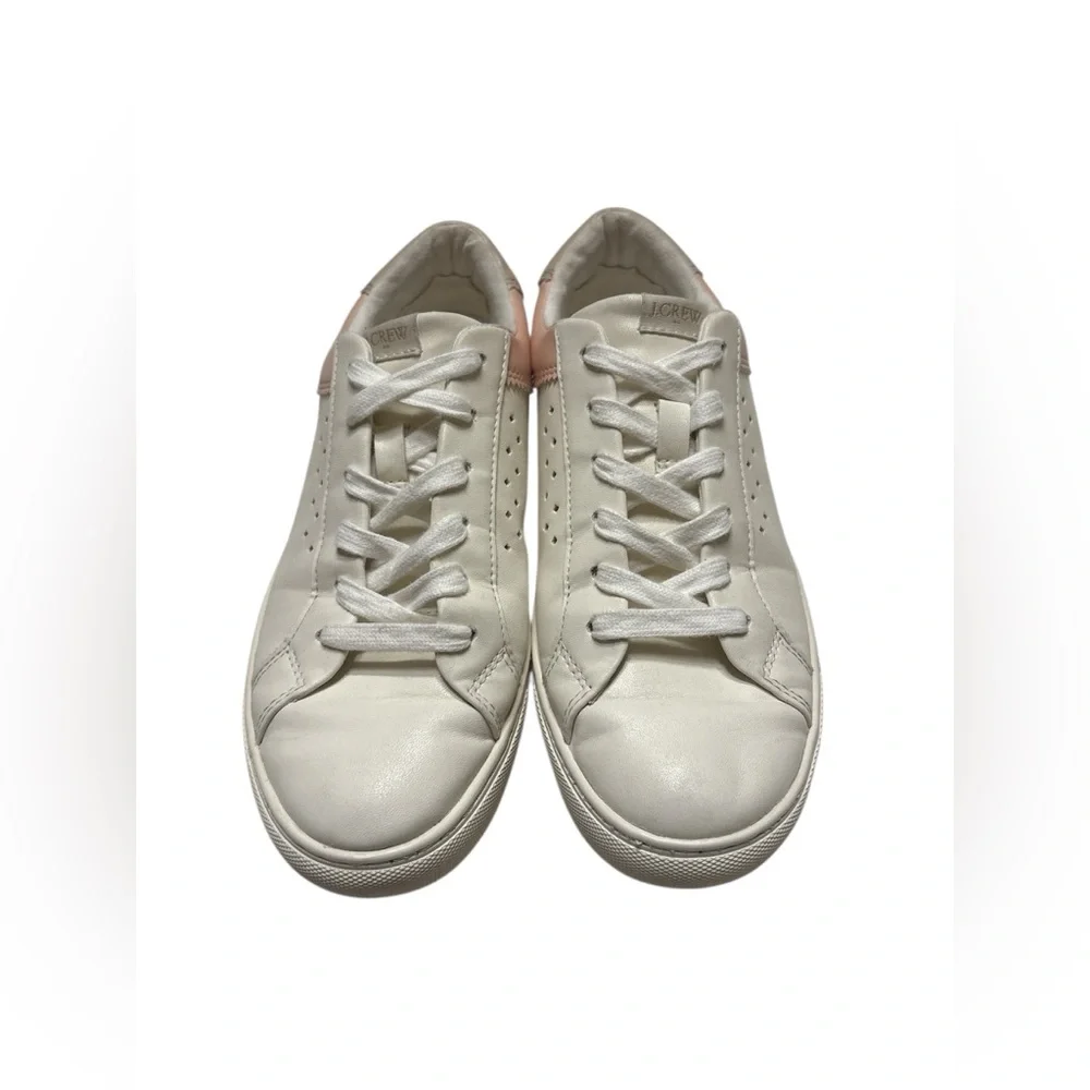 J. Crew Cream and Pink Women's SneakersSize 7